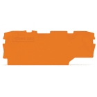 WAGO ELETTRONICA - Piastra terminale e intermedia.spessore 1 mm.arancione 2002-1992