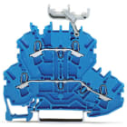 WAGO ELETTRONICA - Morsetto a due piani.Morsetto passante/passante.N/N.blu