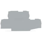 WAGO ELETTRONICA - Piastra terminale.spessore 0,8 mm.grigio 2002-2791