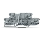 WAGO ELETTRONICA - Morsetto di base a due piani.L/L.per guida DIN 35 x 15 e 35 x 7,5.grigio 2002-2961