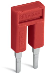 WAGO ELETTRONICA - Ponticello.2 poli.isolato.rosso