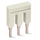 WAGO ELETTRONICA - Ponticello.3 poli.isolato.grigio chiaro