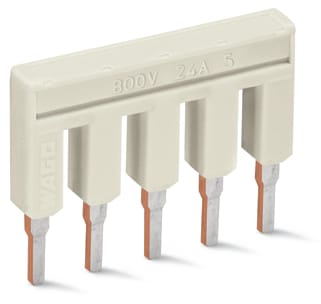 WAGO ELETTRONICA - Ponticello.5 poli.isolato.grigio chiaro
