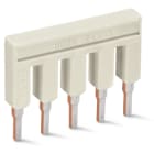 WAGO ELETTRONICA - Ponticello.5 poli.isolato.grigio chiaro