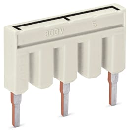 WAGO ELETTRONICA - Ponticello per punto stella.3 poli.isolato.grigio chiaro 2002-405/011-000
