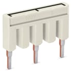 WAGO ELETTRONICA - Ponticello per punto stella.3 poli.isolato.grigio chiaro