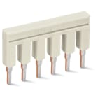 WAGO ELETTRONICA - Ponticello.6 poli.isolato.grigio chiaro 2002-406