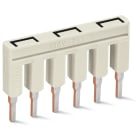 WAGO ELETTRONICA - Ponticello Delta.isolato.1-2 3-4 5-6.grigio chiaro 2002-406/020-000