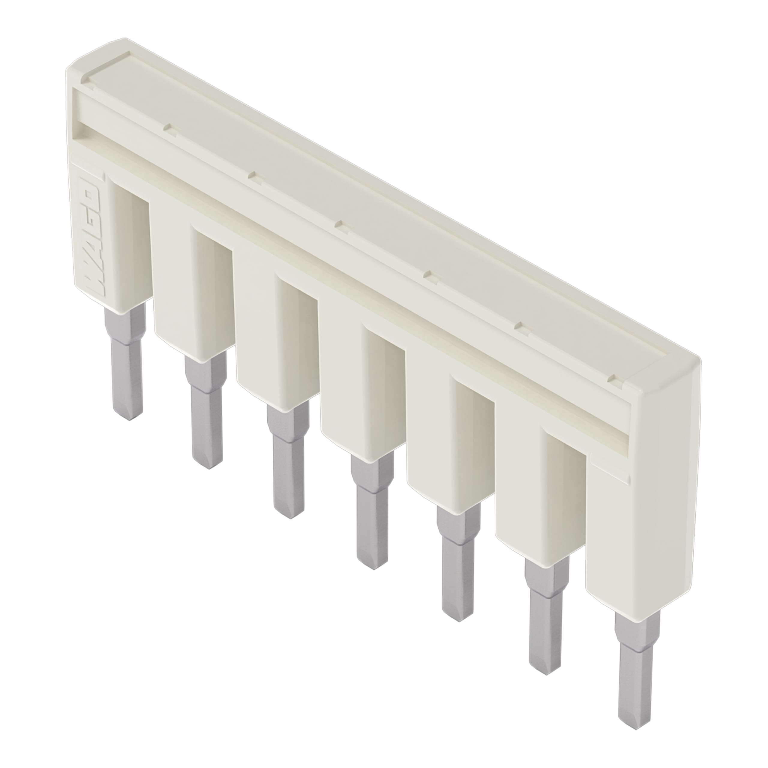WAGO ELETTRONICA - Ponticello.7 poli.isolato.grigio chiaro 2002-407