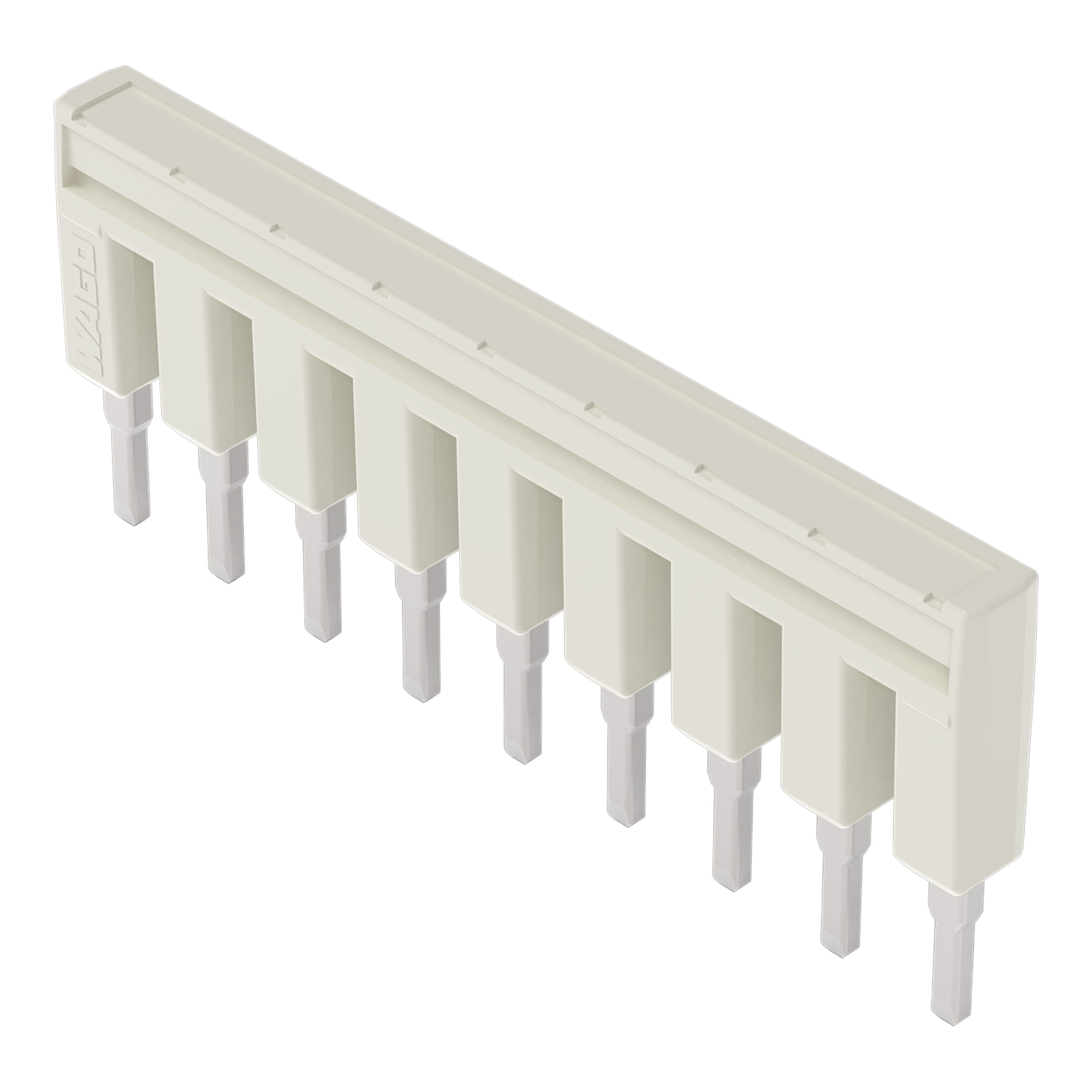 WAGO ELETTRONICA - Ponticello.9 poli.isolato.grigio chiaro 2002-409