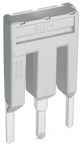 WAGO ELETTRONICA - Ponticello continuo.3 poli.isolato.grigio chiaro