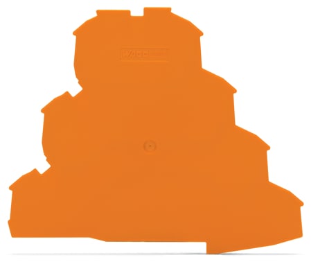 WAGO ELETTRONICA - Piastra terminale e intermedia.spessore 1 mm.arancione