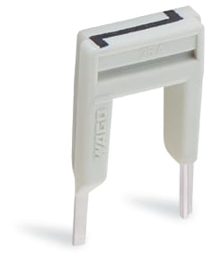 WAGO ELETTRONICA - Ponticello continuo.da 1 a 3.isolato.grigio chiaro