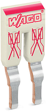 WAGO ELETTRONICA - Ponticello a passo.2 poli.isolato.grigio chiaro