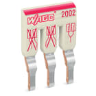 WAGO ELETTRONICA - Ponticello a passo.3 poli.isolato.grigio chiaro