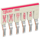 WAGO ELETTRONICA - Ponticello a passo.6 poli.isolato.grigio chiaro 2002-476