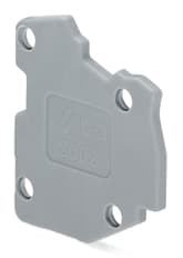 WAGO ELETTRONICA - Piastra terminale.per connettore modulare TOPJOB®S.spessore 1,5 mm.grigio