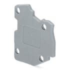 WAGO ELETTRONICA - Piastra terminale.per connettore modulare TOPJOB®S.spessore 1,5 mm.grigio