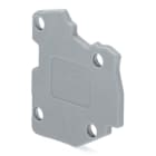 WAGO ELETTRONICA - Piastra terminale.per connettore modulare TOPJOB®S.spessore 1,5 mm.grigio
