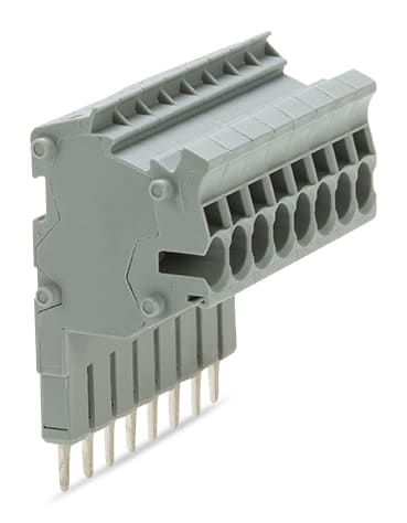 WAGO ELETTRONICA - Connettore modulare TOPJOB®S.modulare.per slot per contatto con ponticello.grigio