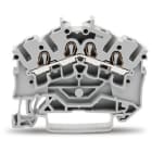 WAGO ELETTRONICA - Morsetto passante per 4 conduttori.2,5 mm².adatto per applicazioni Ex e II.grigio