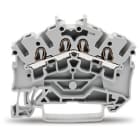 WAGO ELETTRONICA - Morsetto passante per 4 conduttori.2,5 mm².adatto per applicazioni Ex e II.grigio 2002-6401