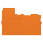 WAGO ELETTRONICA - Piastra terminale e intermedia.spessore 0,8 mm.arancione 2002-7192