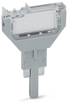 WAGO ELETTRONICA - Custodia vuota a innesto.larghezza 5,2 mm.2 poli.grigio