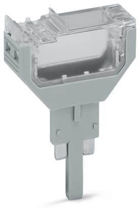 WAGO ELETTRONICA - Custodia vuota a innesto.larghezza 10,4 mm.2 poli.grigio 2002-810