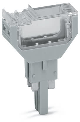 WAGO ELETTRONICA - Custodia vuota a innesto.larghezza 10,4 mm.4 poli.grigio