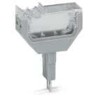 WAGO ELETTRONICA - Custodia vuota a innesto.larghezza 10,4 mm.2 poli.grigio