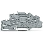 WAGO ELETTRONICA - Morsetto per installazione a più piani.L/L.Push-in CAGE CLAMP®.grigio