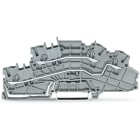 WAGO ELETTRONICA - Morsetto per installazione a più piani.L/L.Push-in CAGE CLAMP®.grigio