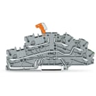 WAGO ELETTRONICA - Morsetto per installazione a più piani.con sezionatore a coltello pivotante.LTi/L/PE.grigio 2003-6644