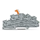 WAGO ELETTRONICA - Morsetto per installazione a più piani.con sezionatore a coltello pivotante.LTi/L/PE.grigio