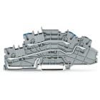 WAGO ELETTRONICA - Morsetto per installazione a più piani.N/L.Push-in CAGE CLAMP®.grigio