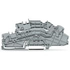 WAGO ELETTRONICA - Morsetto per installazione a più piani.L.Push-in CAGE CLAMP®.grigio