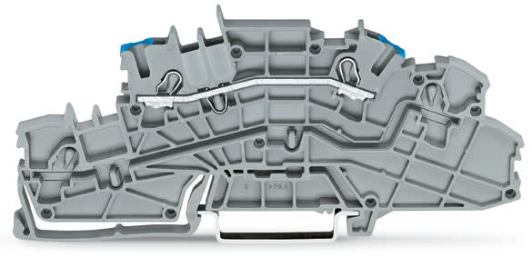 WAGO ELETTRONICA - Morsetto per installazione a più piani.N.Push-in CAGE CLAMP®.grigio