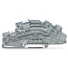 WAGO ELETTRONICA - Morsetto per installazione a più piani.N.Push-in CAGE CLAMP®.grigio