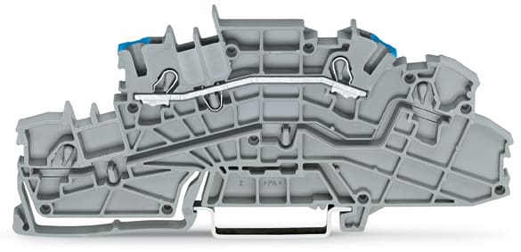 WAGO ELETTRONICA - Morsetto per installazione a più piani.N.Push-in CAGE CLAMP®.grigio