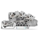 WAGO ELETTRONICA - Morsetto per installazione a più piani.L/L.Push-in CAGE CLAMP®.grigio