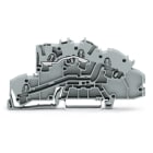 WAGO ELETTRONICA - Morsetto per installazione a più piani.L.Push-in CAGE CLAMP®.grigio 2003-7650