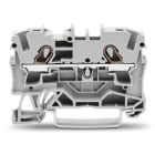 WAGO ELETTRONICA - Morsetto passante per 2 conduttori.4 mm².adatto per applicazioni Ex e II.grigio