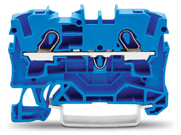 WAGO ELETTRONICA - Morsetto passante per 2 conduttori.4 mm².per applicazioni Ex-e-II e Ex-i.blu