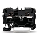 WAGO ELETTRONICA - Morsetto passante per 2 conduttori.4 mm².adatto per applicazioni Ex e II.nero 2004-1205