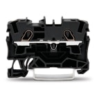 WAGO ELETTRONICA - Morsetto passante per 2 conduttori.4 mm².adatto per applicazioni Ex e II.nero