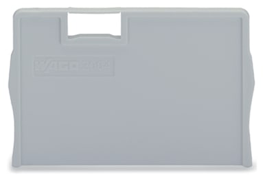 WAGO ELETTRONICA - Piastra di separazione.spessore 2 mm.sporgente.grigio