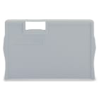 WAGO ELETTRONICA - Piastra di separazione.spessore 2 mm.sporgente.grigio