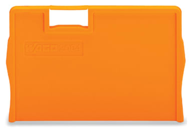 WAGO ELETTRONICA - Piastra di separazione.spessore 2 mm.sporgente.arancione