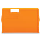 WAGO ELETTRONICA - Piastra di separazione.spessore 2 mm.sporgente.arancione